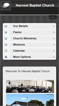 Mobile Screenshot of harvestbaptistnz.com